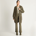 TAPADO MELANGE VERDE CON BOLSILLOA