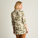 BLUSA ESTAMPADA VISCOSA TWILL VERDE 206640
