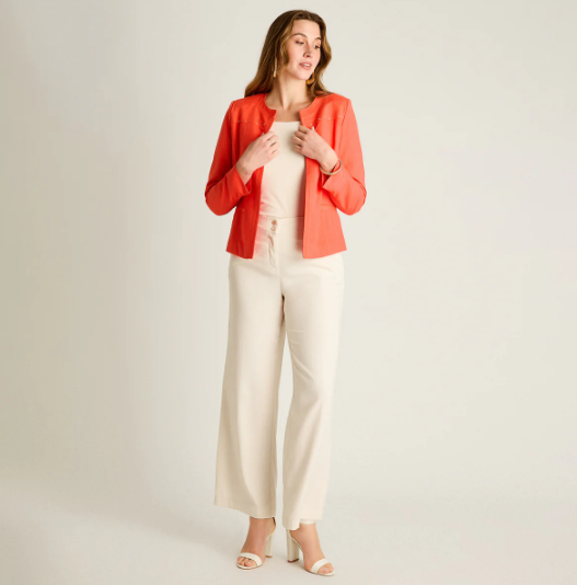 CASACA CORAL CON FORRO